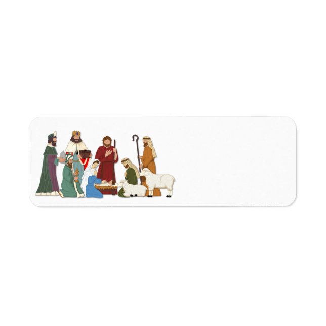 Etiqueta Natal Natividade (Frente)
