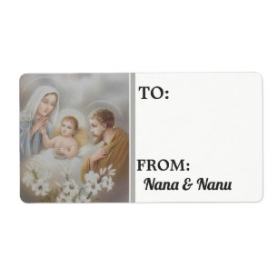 Etiqueta Natal personalizado