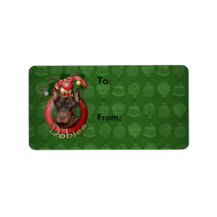 Etiqueta Natal - plataforma os salões - Dobies - rochoso