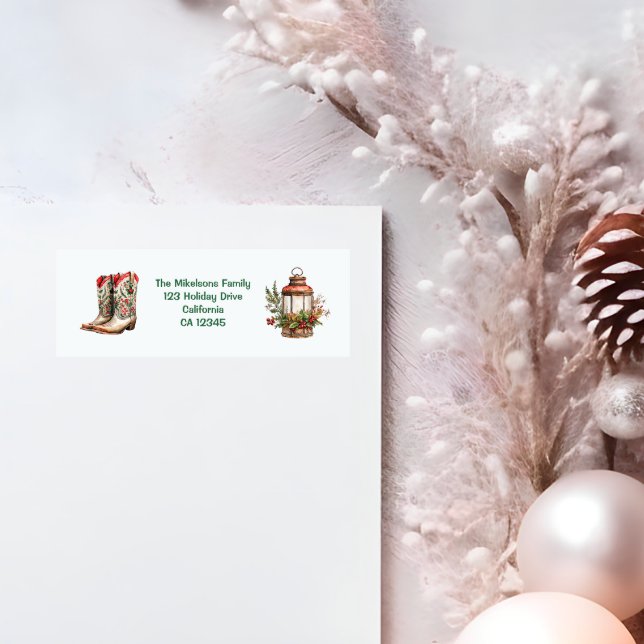 Etiqueta Natal Russo Ocidental (Criador carregado)