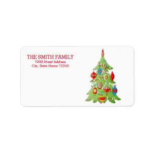 Etiqueta Natal Vintage Feriado