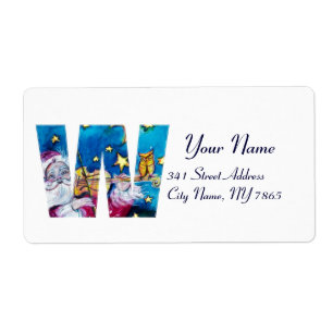 ETIQUETA NATAL W CARTA/MONOGRAMA DE PAPAIS NOEIS INSPIRADOS