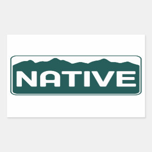 Etiqueta nativa de Colorado