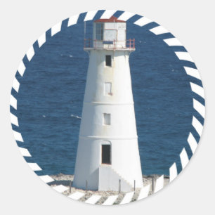 Etiqueta náutica do farol