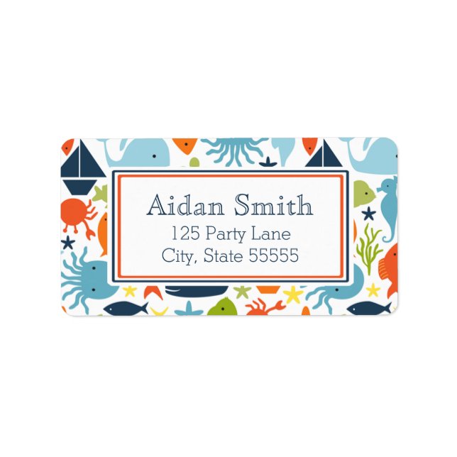 Etiqueta Náutica, Sob o Mar (Frente)