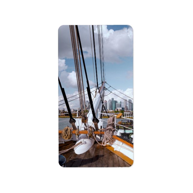 Etiqueta Navio à Vela (Frente)