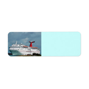 Etiqueta navio de cruzeiros