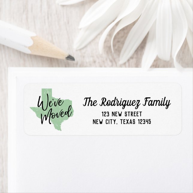 Etiqueta Neo Mint, mudamos o Texas (Insitu)