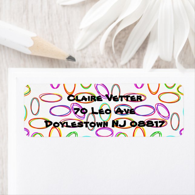 Etiqueta Neon Ovais (Insitu)