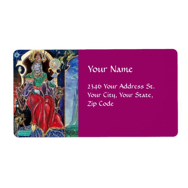 Etiqueta NEUROMANCER Maggie King (Frente)