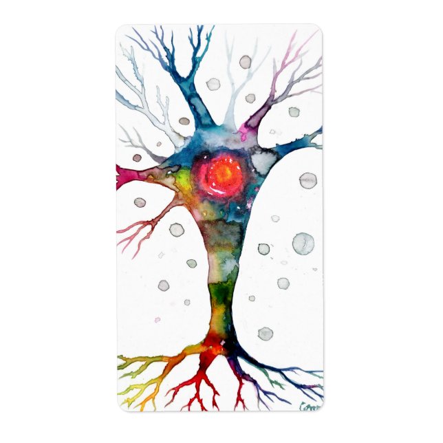 Etiqueta Neurônio piramidal no neocórtex (Frente)