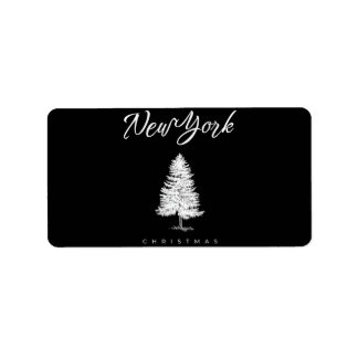 Etiqueta New York Christmas