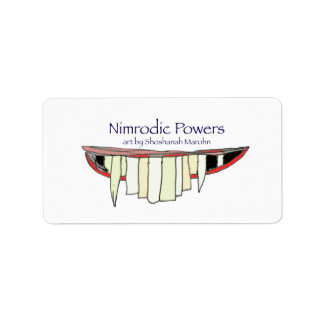 Etiqueta Nimrodic Powers: Arte de Shoshanah Marohn fang vam