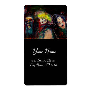 Etiqueta NOITE CARNIVAL EM Máscaras de Mascarada veneziana