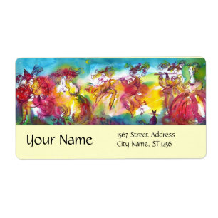 Etiqueta NOITE do CARNAVAL/mascarada Venetian, música de