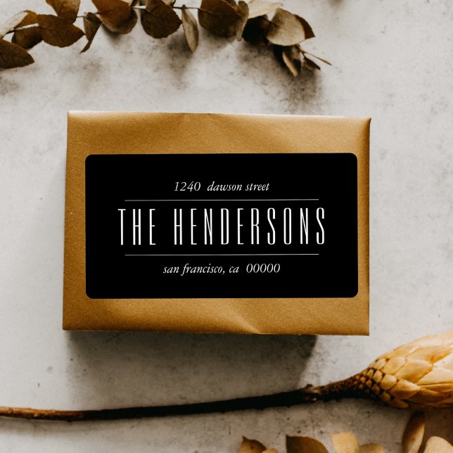 Etiqueta Nome da Família de Script Bold Moderno (Criador carregado)