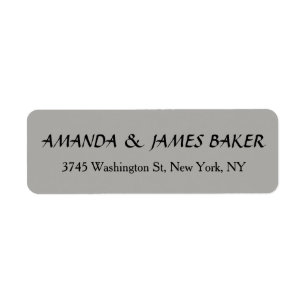 Etiqueta Nome de família à moda limpo criativo original