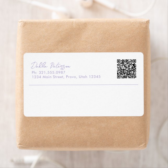 Etiqueta Nome Elegante Simples Moderno (Insitu)