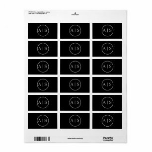 Etiqueta Nome pessoal personalizável