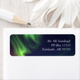 Etiqueta Northern Lights Address Label