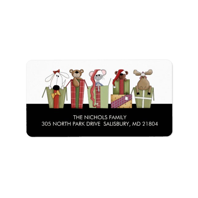 Etiqueta Nossos Rótulos de Correio de Endereço (Frente)