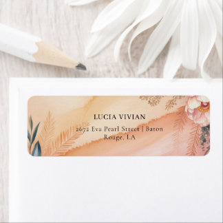 Etiqueta Novo Capítulo Começa Livros Florais Baby Shower