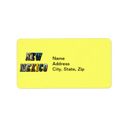 Etiqueta Novo Texto da Imagem do México