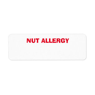 Etiqueta Nut Problemas de saúde, estado