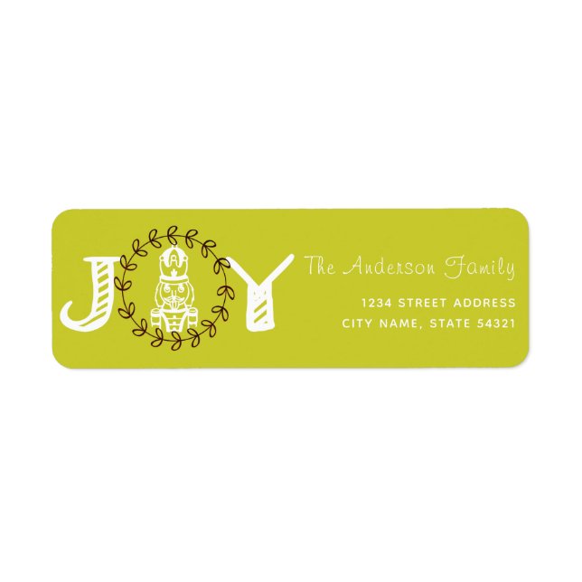 Etiqueta Nutcracker Label Green (Frente)