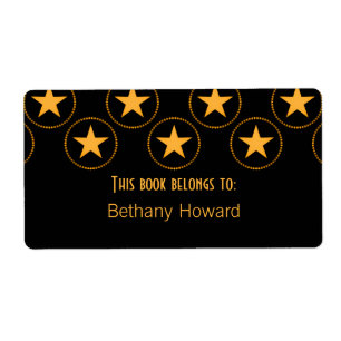 Etiqueta O clássico Stars Bookplates