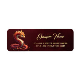 Etiqueta O dragão serpente dourado.
