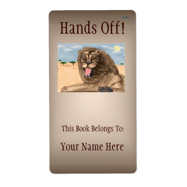 Etiqueta O Livreto do Leão (Frente)