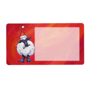 Etiqueta O Natal Em Vermelho