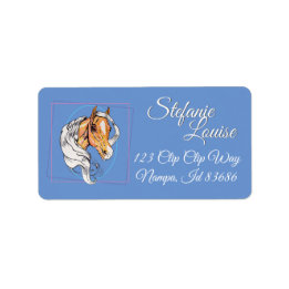 Etiqueta O Palomino (azul)