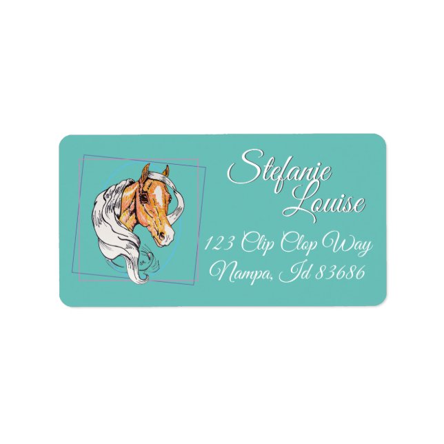 Etiqueta O Palomino (teal) (Frente)