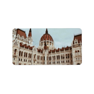 Etiqueta O Parlamento Húngaro, Budapeste, Hungria