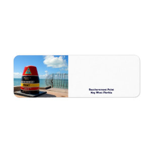 Etiqueta O ponto o mais southernmost Key West Florida