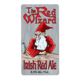 Etiqueta O Red Wizard Irish Red Ale