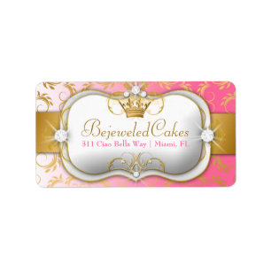 Etiqueta O rosa divino dourado de 311 Ciao Bella
