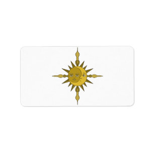 Etiqueta O Sol e a Lua