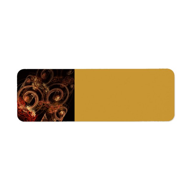 Etiqueta O som da Abstrato de música (Frente)