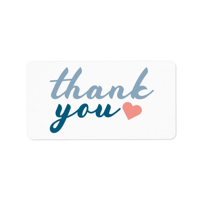 Etiqueta Obrigado (Frente)