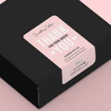 Obrigado pela Compra do Logotipo Moderno Rosa para