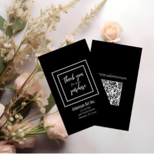 Etiqueta "Obrigado pela sua compra"