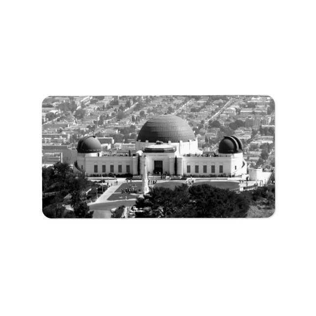 Etiqueta Observatório Griffith (Frente)