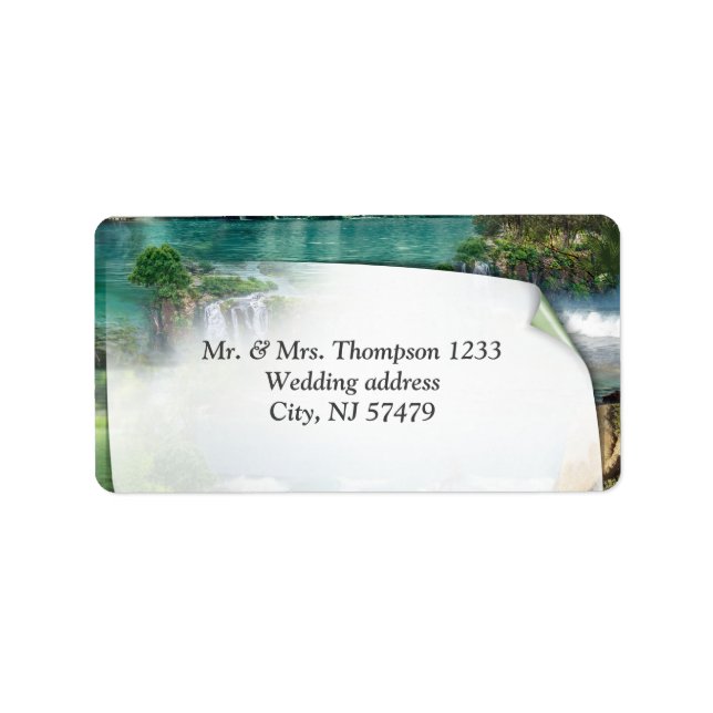 Etiqueta Oceanos e Rios Mundiais, Lagos e Atividades Esport (Frente)