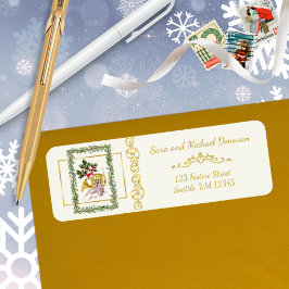 Etiqueta Ode to The Nutcracker Ballet Garland Address Label