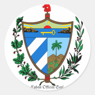 Etiqueta oficial cubana do selo