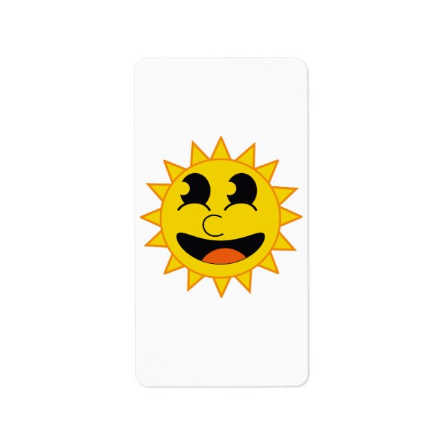 Etiqueta Olá Sunshine (Frente)