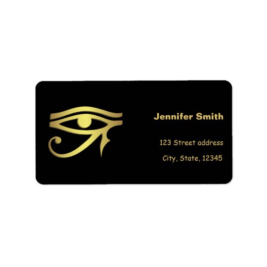 Etiqueta Olho do símbolo do egípcio do horus